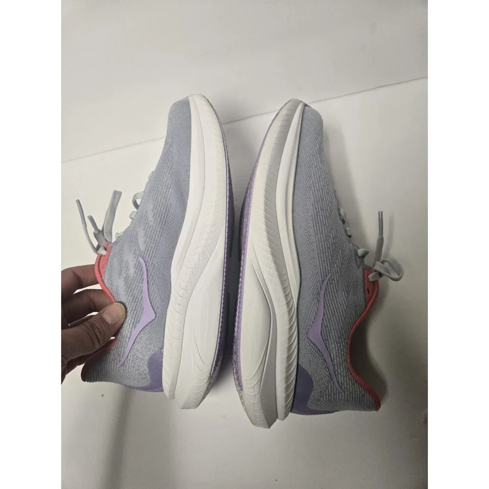 $140 Hoka Mach 6 Running Shoe (Women) Size 7.5 Gray Pink EUC - Picture 8 of 10